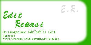 edit repasi business card